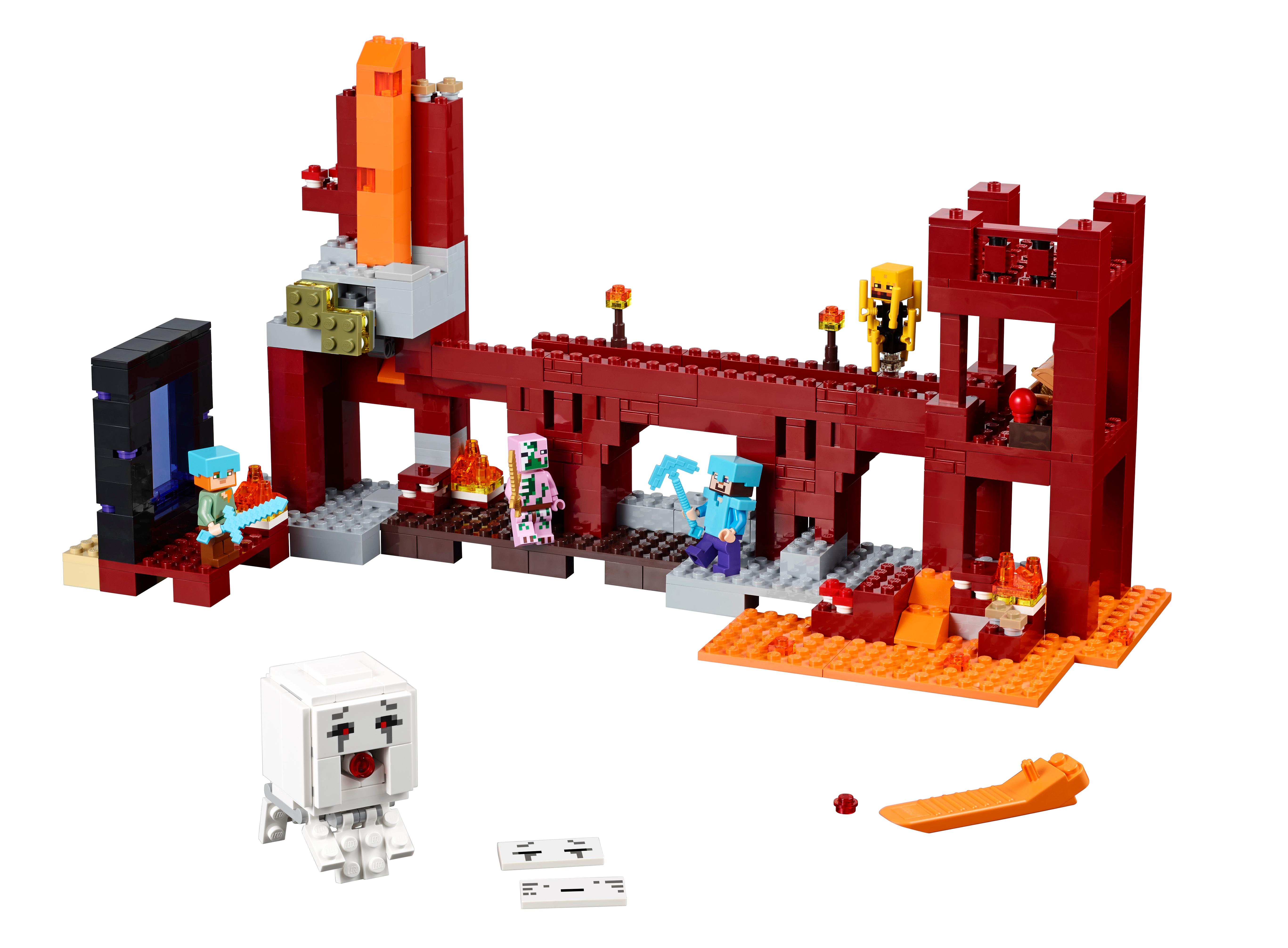 lego minecraft nether fortress review