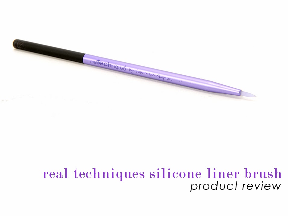 real techniques silicone liner brush review