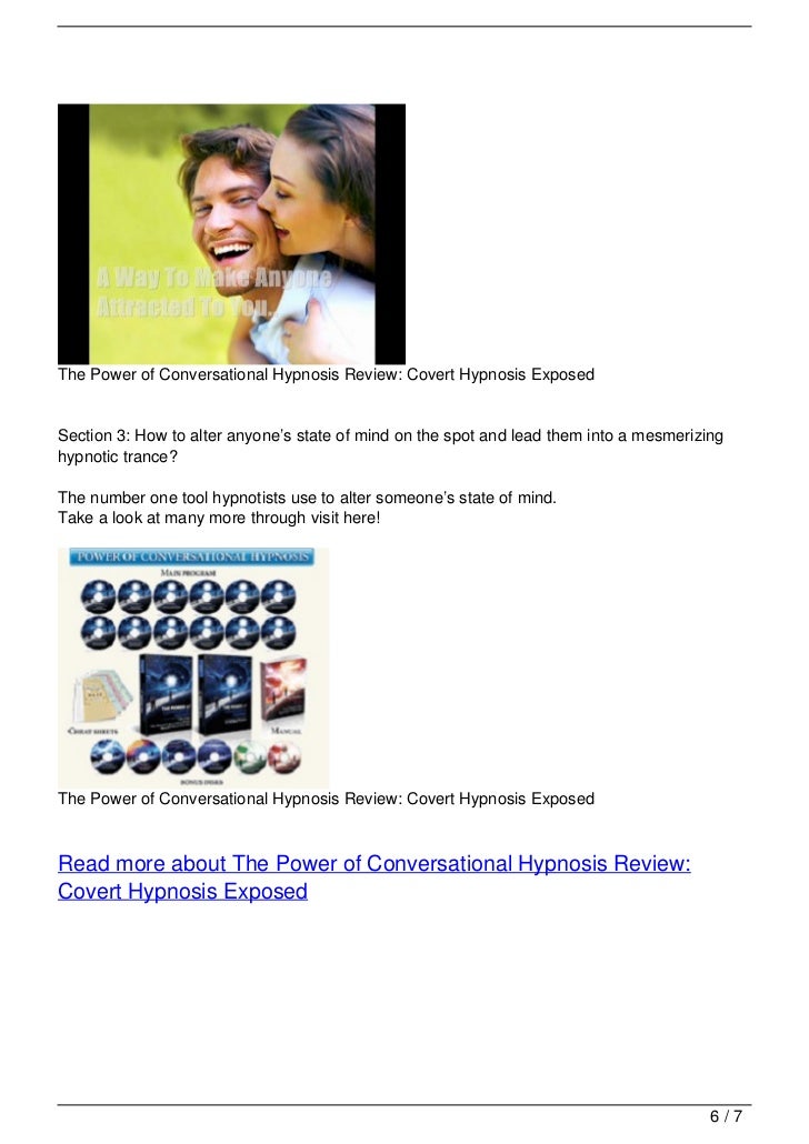 the power of conversational hypnosis review