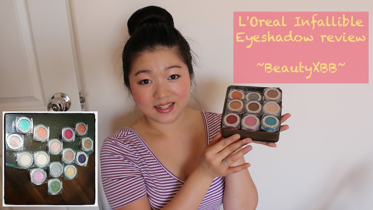 l oreal infallible eyeshadow review
