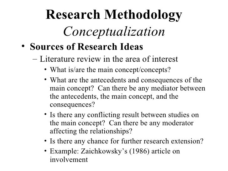 literature review in research methodology